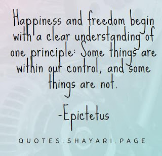 Epictetus Quotes on happines