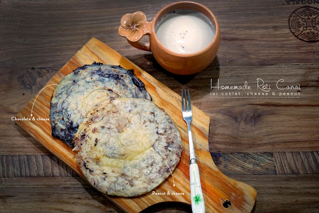 Roti Canai Isi ( Cokelat, Kacang dan Keju) - Sashy Little 