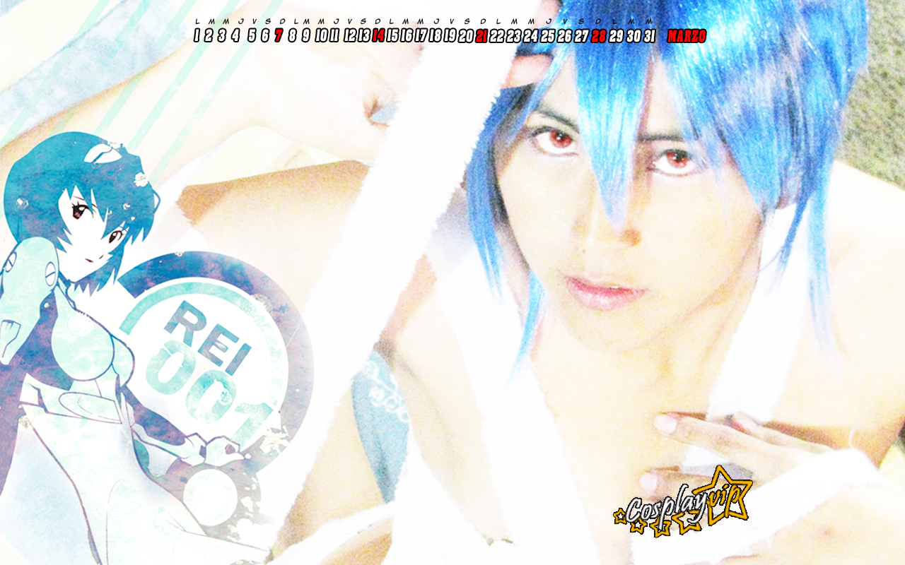 Rei Ayanami Cosplay Wallpaper - Calendario Marzo 2010 | KaZuMi Kawaii ...