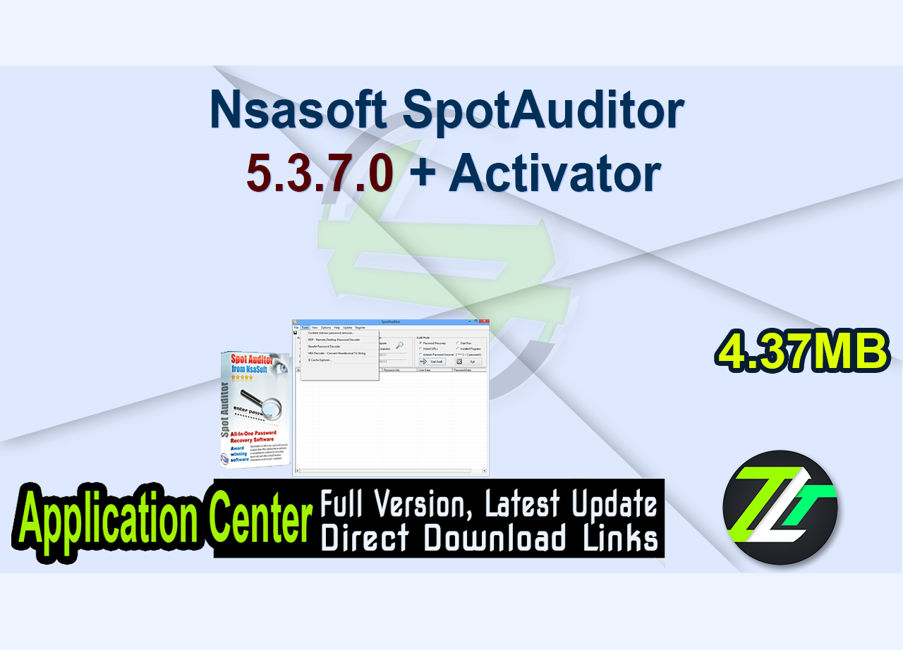 Nsasoft SpotAuditor 5.3.7.0 + Activator