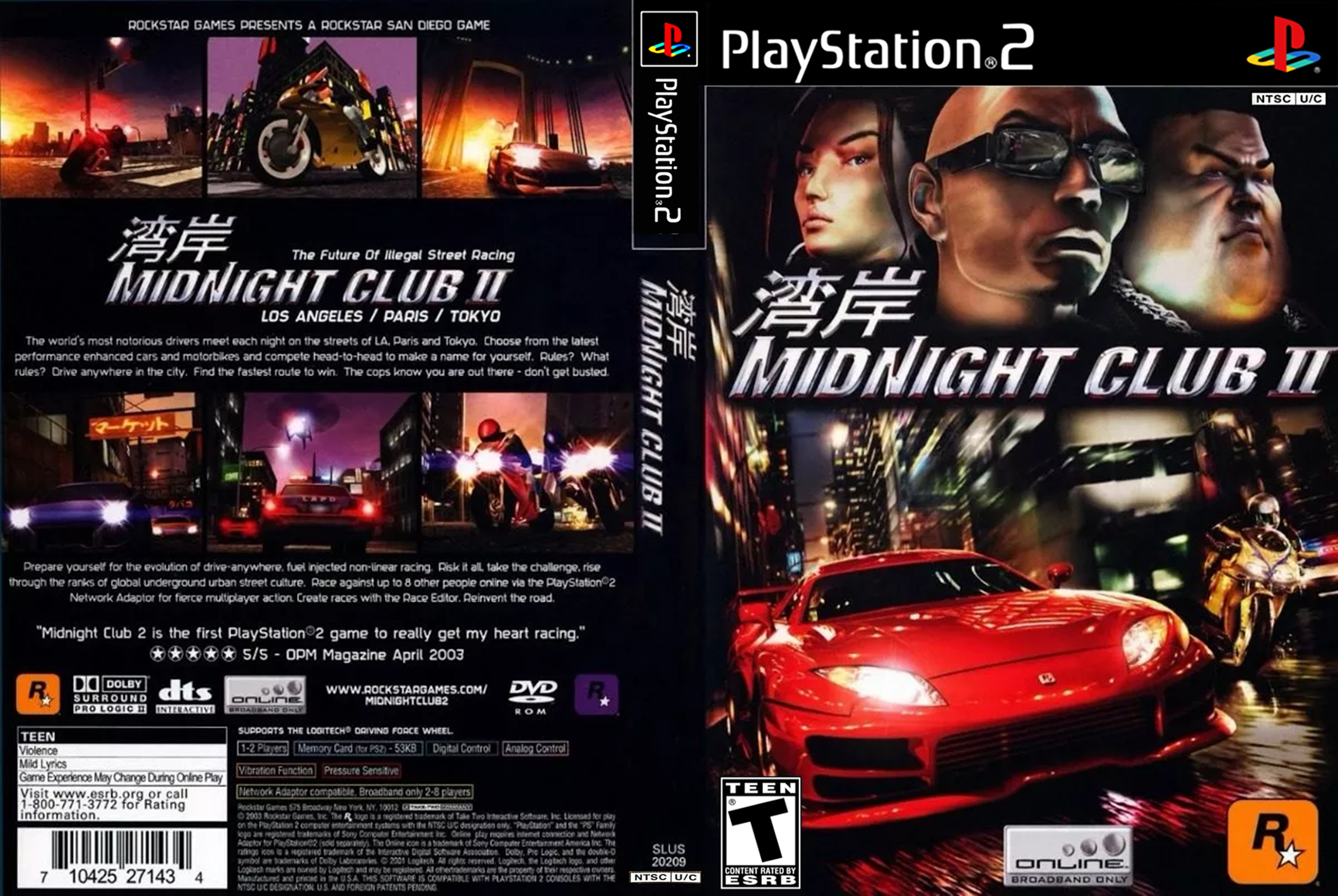 Midnight Club: Street Racing p/ PS2 - Take 2 - Jogos de Ação - Magazine  Luiza