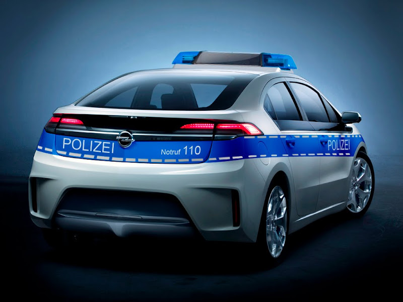 Opel Ampera EV Police Cruiser Car Revealed
