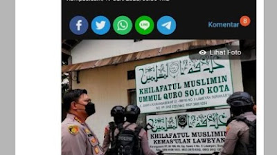 Netizen Penasaran dengan Papan Nama Khilafatul Muslimin Yang Kelihatan Masih Baru, Masih Kinclong