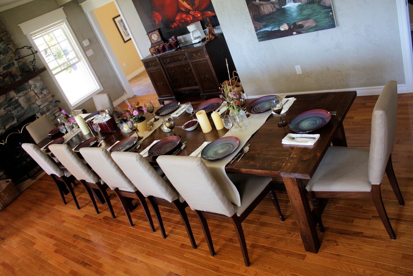 Landlocked Farmhouse Dining Table And Bench