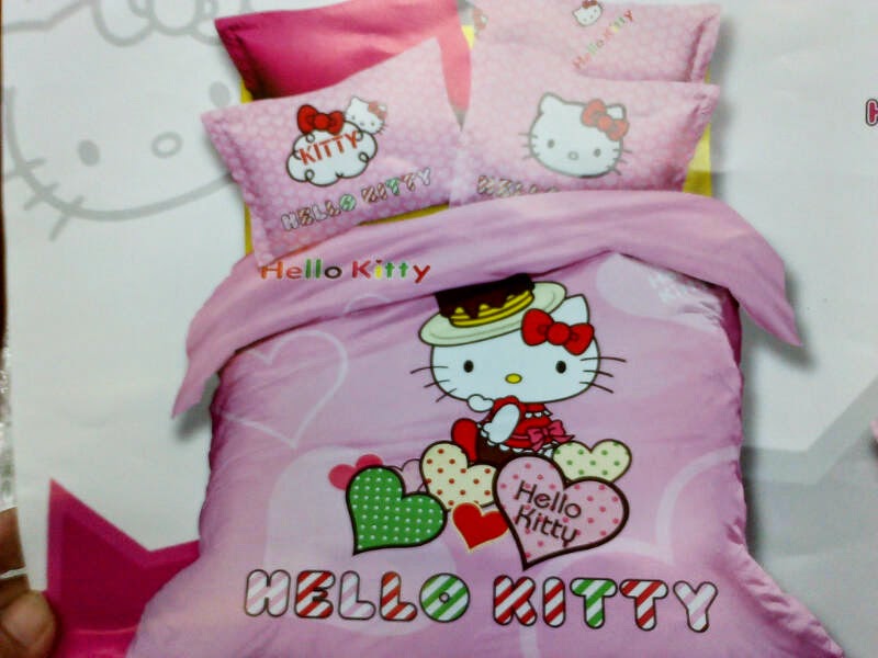 Sprei Jepang Anak Motif Hello Kitty