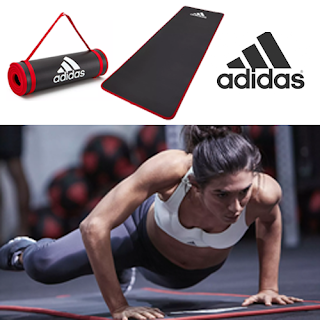 รีวิวสรุป 6 ข้อดีเสื่อโยคะ Adidas Training Mat