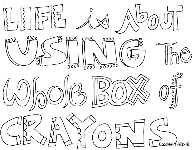 All Quotes Coloring Pages