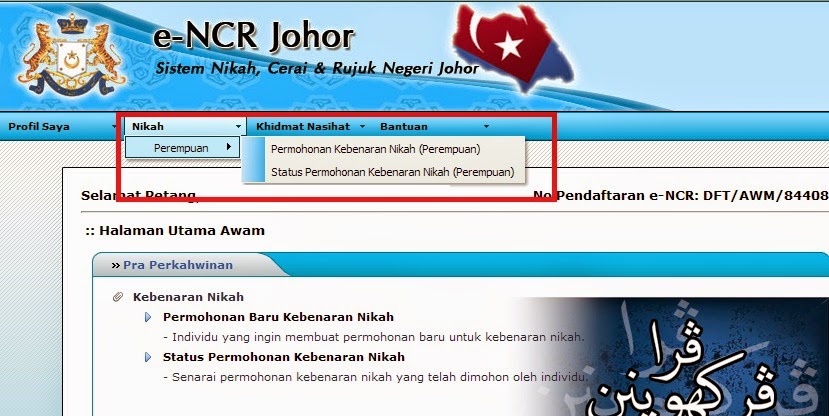 ~Ordinary Girl~: Panduan Perkahwinan Negeri Johor. Mudah 