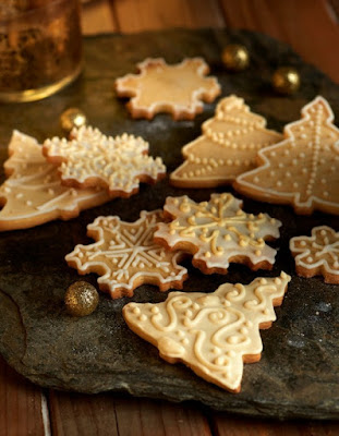 Galletas decoradas con glasa Navidad