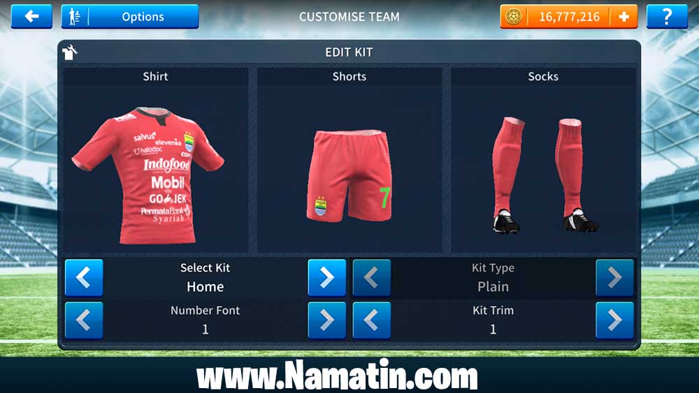 Logo Kit Dream League Soccer Persib 2019 2020 Kumpulan 