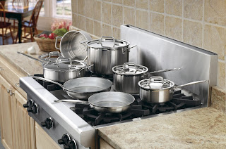calphalon, stainless pans, cookware, skillets, fry pan