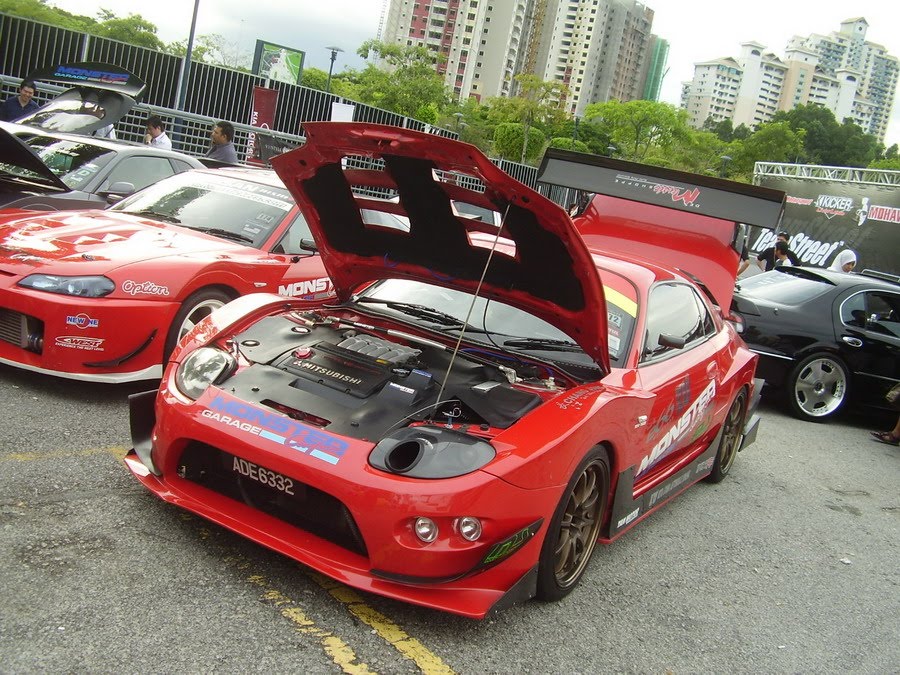 Here is another Japanese sport car with Super GT style wide body kit by