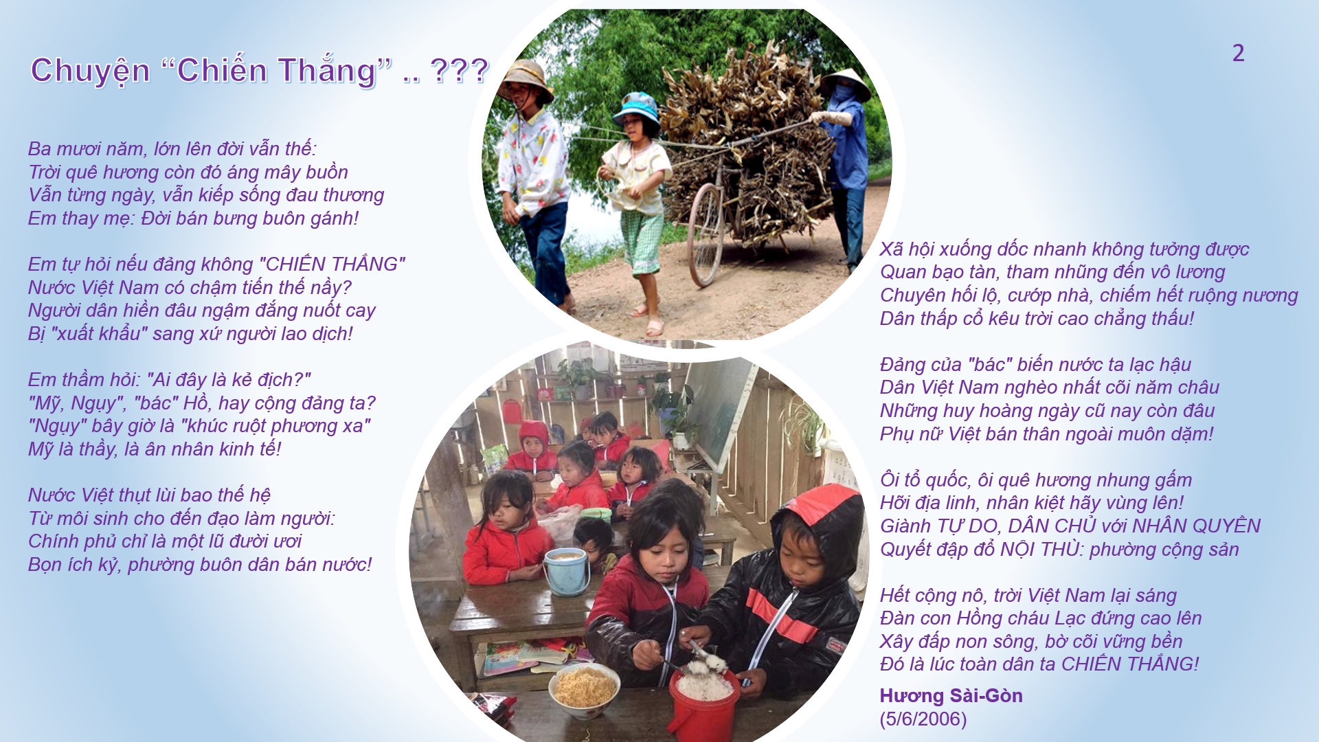 Chuyện Chiến Thắng - Thơ Hương Sài-Gòn
