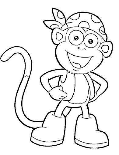 Top 10 Dora Coloring Pages Free Download