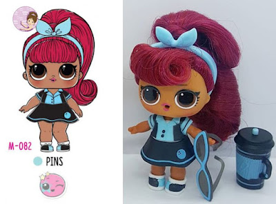 Pins L.O.L. doll from Hair Goals wave 2 series