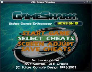 Gameshark codes for psx emulator