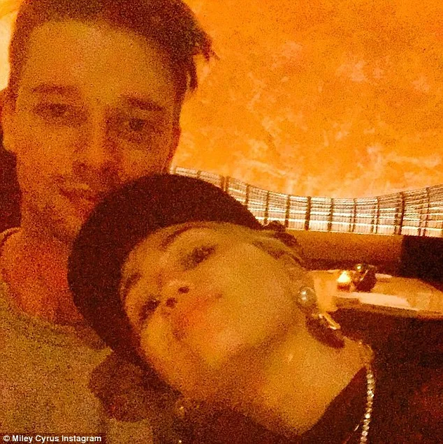 Miley Cyrus and Patrick Schwarzenegger on Valentine's Day