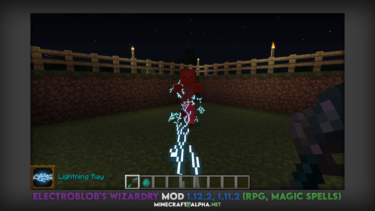 Minecraft Electroblob's Wizardry Mod 1.12.2, 1.11.2 (RPG, Magic Spells)