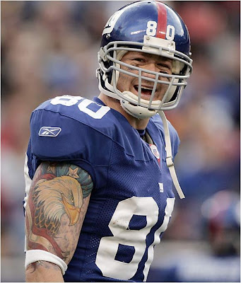 Jeremy Shockey's Bald Eagle There's nothing more American than patriotic 