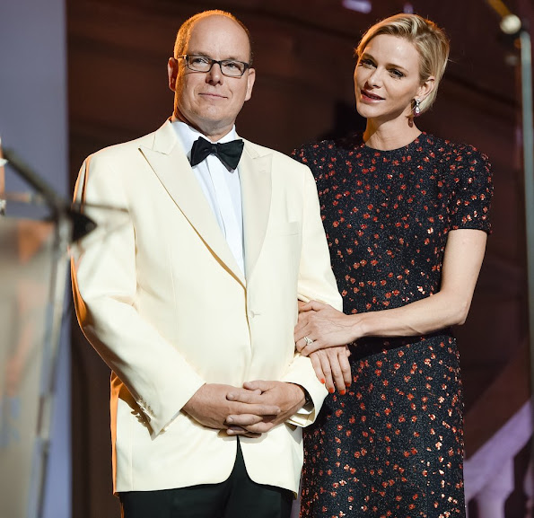 Prince Albert II of Monaco and Princess Charlene of Monaco attended the 2015 Princess Grace Awards Gala With Presenting Sponsor Christian Dior