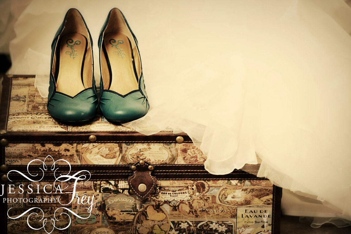 vintage wedding shoes