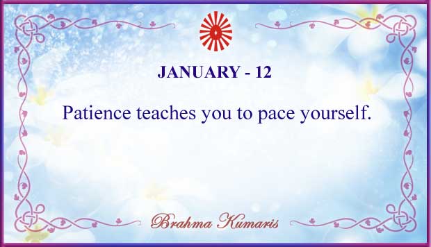 Thought For The Day January 12