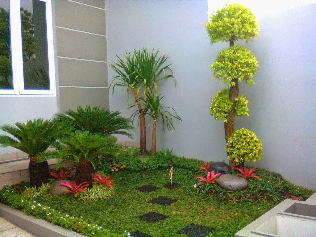 Desain Taman Kecil Halaman Depan Rumah Minimalis