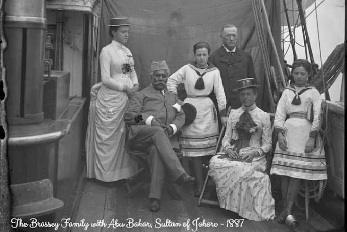 Sultan Abu Bakar Johore dan Keluarga Brassey - 1887