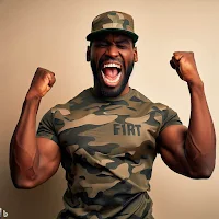 Fit Tumbler's joyous yet comical reaction to seeing his name on the Nigeria Army Shortlist 2021 81RRI results.
