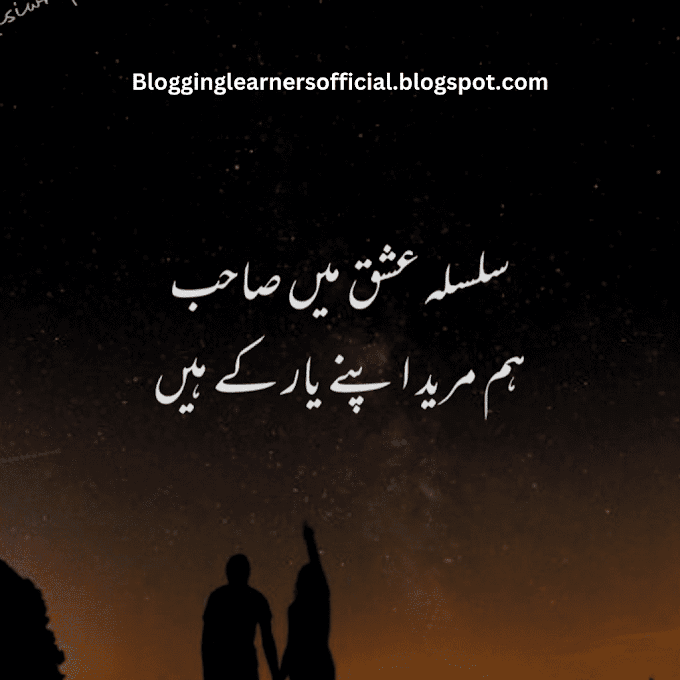 Love Poetry | Best Poetry in Urdu 2 Lines | Romantic Poetry - BloggingLearnersOfficial 