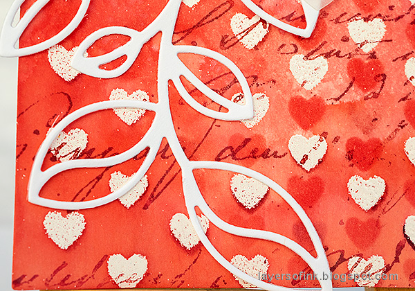 Layers of ink - Stencil Resist Tutorial by Anna-Karin Evaldsson.