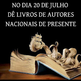 Campanha dia 20 de julho dê livro nacional de presente