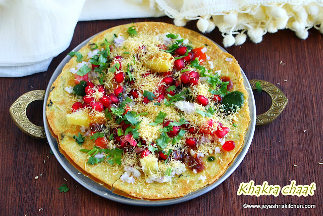 Khakra chaat