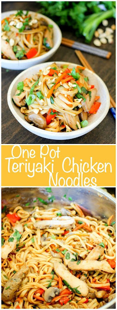 One Pot Teriyaki Chicken Noodles