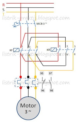 Motor Listrik 3 Fasa Forward Reverse Listrik Praktis Motor Listrik 3 Fasa Forward Reverse Listrik Praktis