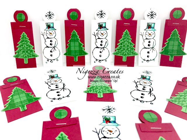 Snowman Season Pine Tree Punch Stampin Up