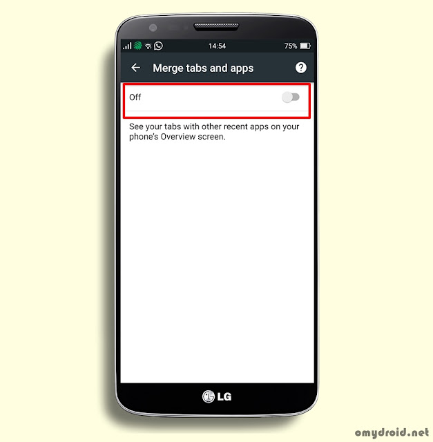 Cara Kembalikan Tab Chrome Android