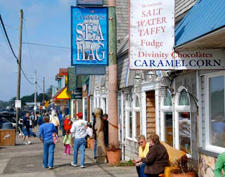 Downtown Depoe Bay Oregon USA