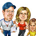 HD Caricature 3 Family Background