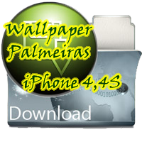 Wallpaper Palmeiras iPhone 4, 4S