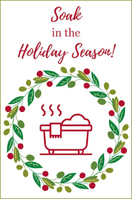 Soak in the Holiday Season Free Printable Gift Tag