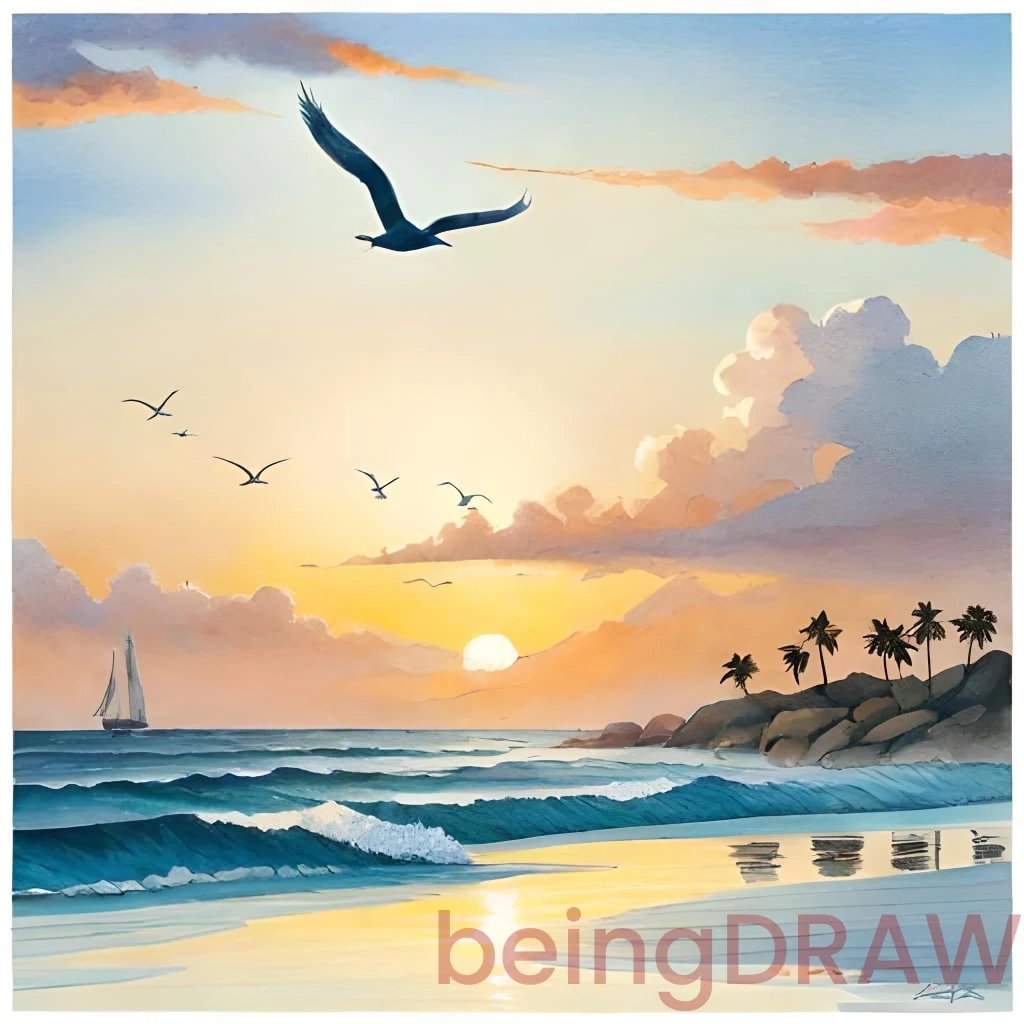 ocean drawing