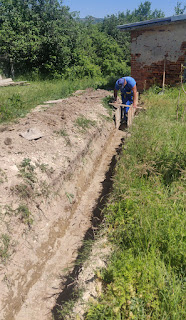 Making a start on the shuttering