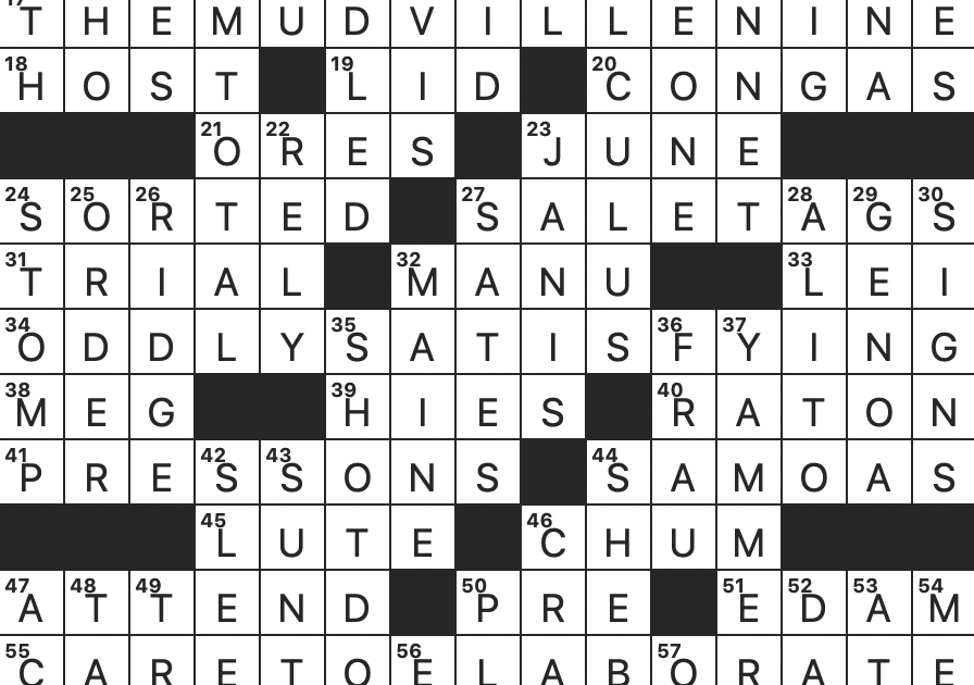 Rex Parker Does The Nyt Crossword Puzzle Toponym In The Dairy Aisle Sat 6 26 21 Tropical Island Whose Name Comes From Spanish For Snows When Ma Is Gettin Kittenish With
