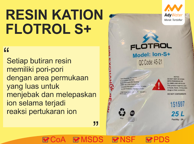 Resin Kation, Resin, Resin Softener, Resin Merek, Resin Pelunak Air, Resin Water Softening, Resin Water Softener, Resin, Cation, Cation Resin, harga resin kation flotrol S+, jual resin kation flotrol S+, jual resin softener, distributor resin softener, jual resin kation, resin untuk boiler, resin pelunak air, resin water softener