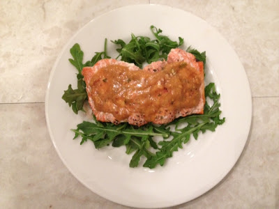 Grilled Salmon With Papaya-Mustard Sauce Recipe