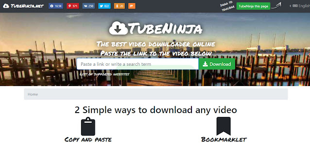 cara download video youtube dari tubeninja.net