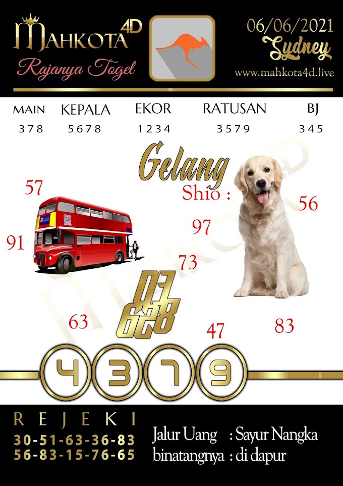 Syair Prediksi Sydney Togel, Minggu 06 - Juni - 2021