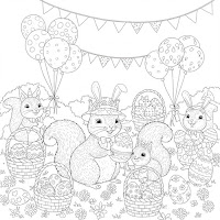 Easter's Party in Park