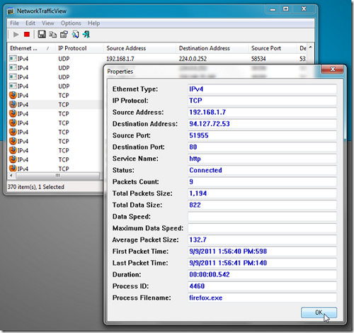 properties NetworkTrafficView alat Pantau Lalu Lintas Jaringan